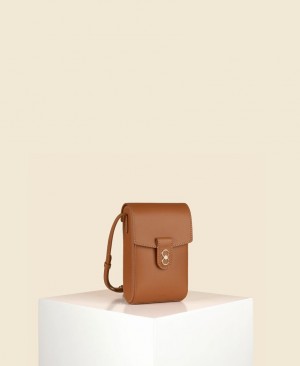 Cafuné Trunk Box Ženske Torba Crossbody Smeđe | FUG5060EF